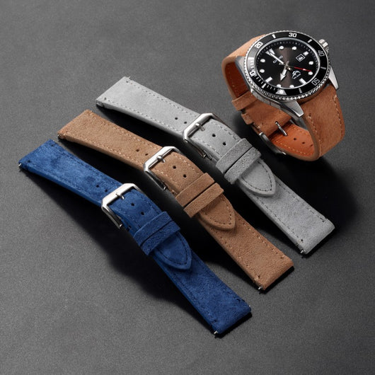 Correa de Reloj de Ante con Liberación Rápida - Image 19