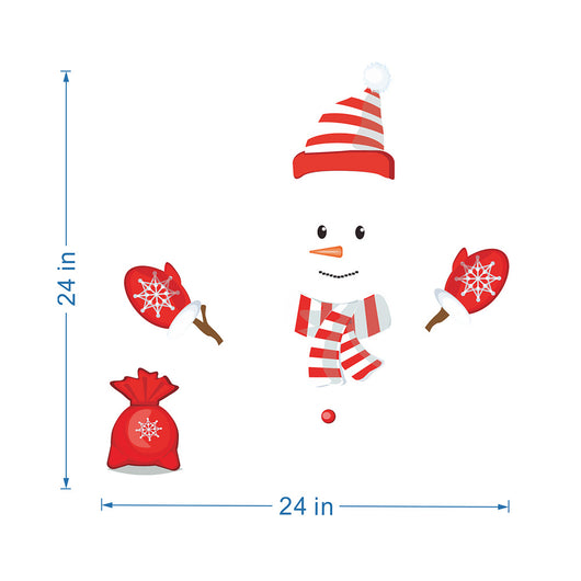 Imán Decorativo Navideño Muñeco de Nieve Expresivo para Refrigerador - Image 12