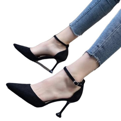 Tacones Altos Puntiagudos con Hebilla - Estilo Moderno para Mujer - Image 5