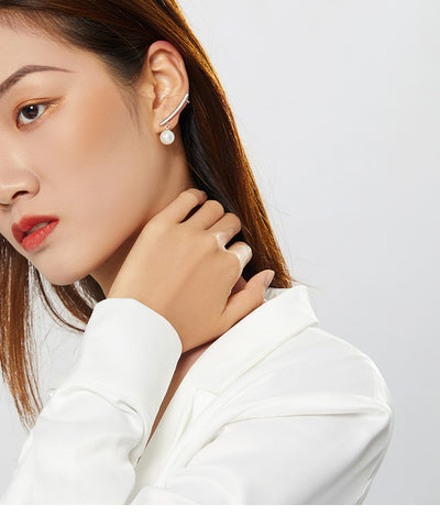 Aretes de Plata S925 con Perla para Mujer - Image 15
