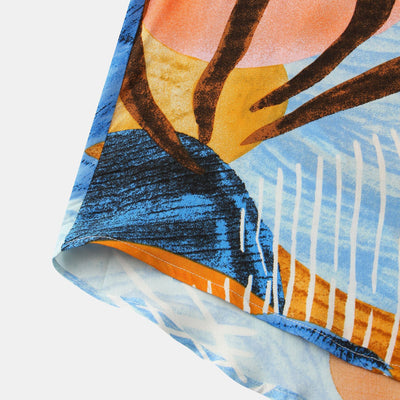 Conjunto de Playa Hawaiano: Camisa Manga Corta Dos Piezas - Image 19
