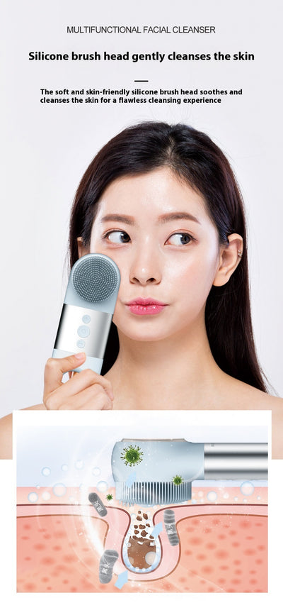 Limpiador Facial Ultrasónico Portátil con Carga USB - Image 17