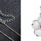 Peach Blossom Pendant Rosado with chain