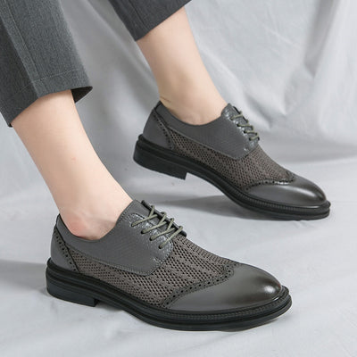 Zapatos Brogue Calados Talla Grande para Hombre - Image 12
