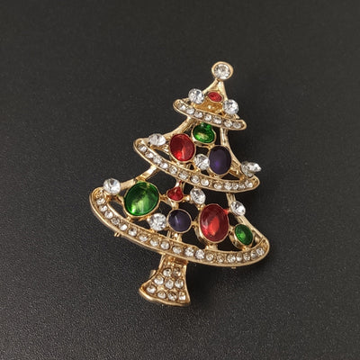 Broche Navideño Campana con Diamantes de Aleación - Image 12