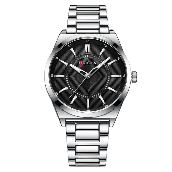 Reloj Empresarial Impermeable para Hombre con Cierre de Barra