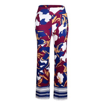 Pantalón Ancho Camuflaje Cintura Alta Suelto - Image 5