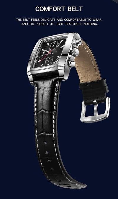 Reloj de Pulsera Needle Belt para Hombre - Cuarzo Elegante - Image 11