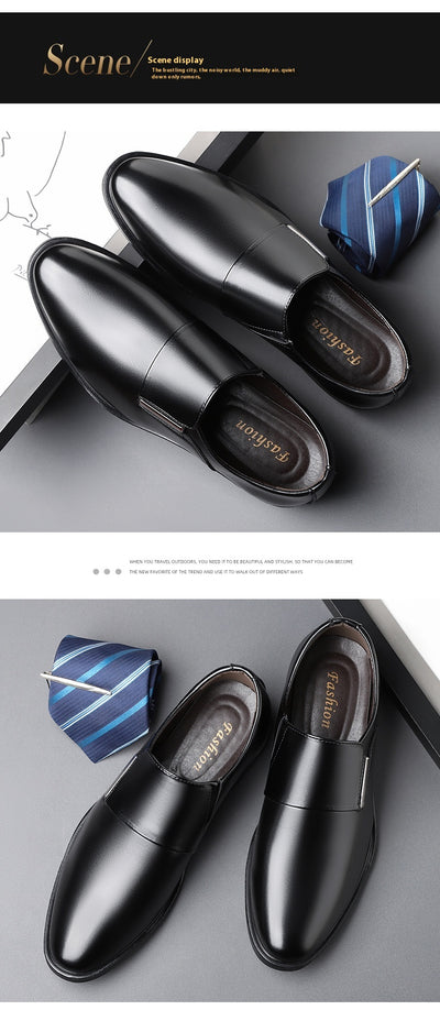 Zapatos Formales de Cuero con Punta Afilada para Hombre - Image 22