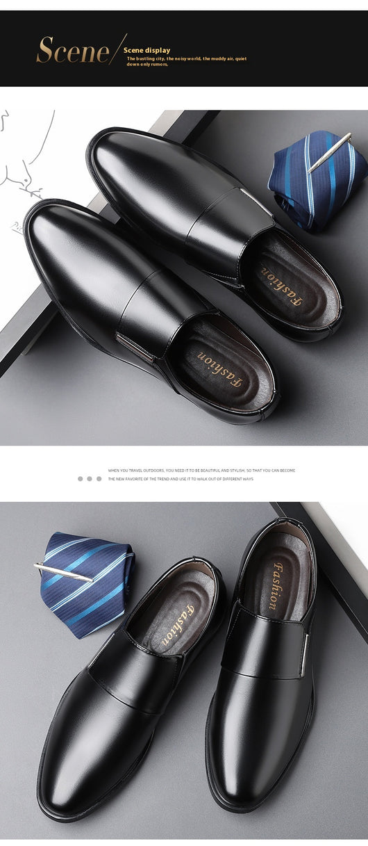 Zapatos Formales de Cuero con Punta Afilada para Hombre - Image 22