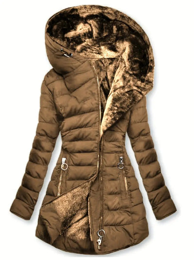 Chaqueta de Algodón Cálida con Capucha y Mangas Largas - Image 11