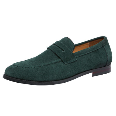 Zapatos Casuales Lazy Shoes de Cuero Nubuck para Hombre - Image 8