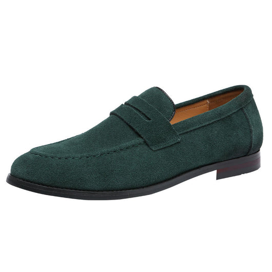 Zapatos Casuales Lazy Shoes de Cuero Nubuck para Hombre - Image 8