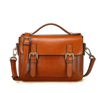 Bolso Mensajero de Cuero Genuino para Mujer - Image 8