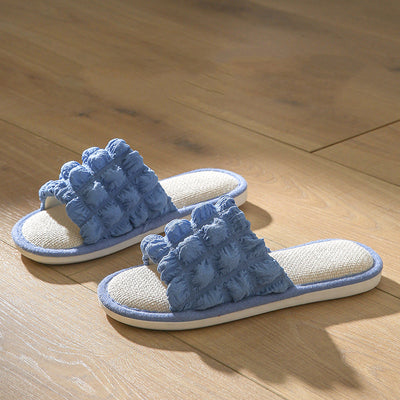 Pantuflas de Lino para Mujer - Cómodas, Transpirables y Antideslizantes - Image 9