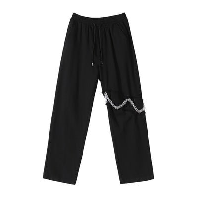 Pantalones Harajuku Sueltos de Pierna Ancha Estilo Calle Coreano - Image 4