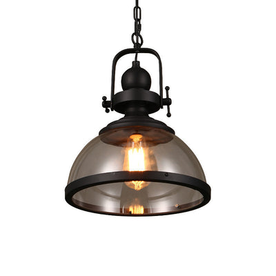 Lámpara Colgante Industrial Retro de Acero y Vidrio para Restaurantes y Hoteles - Image 5