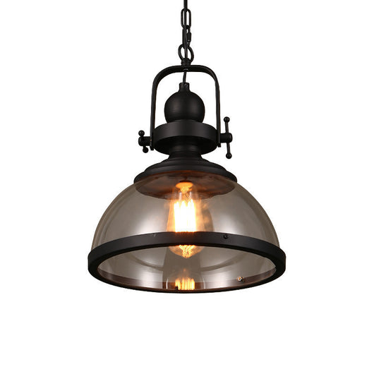 Lámpara Colgante Industrial Retro de Acero y Vidrio para Restaurantes y Hoteles - Image 5