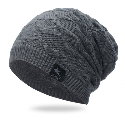 Gorro Tejido Impermeable con Forro de Terciopelo - Color Sólido - Image 9