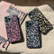 Funda de Silicona Leopardo Glitter Brillante Protección Total Antigolpes