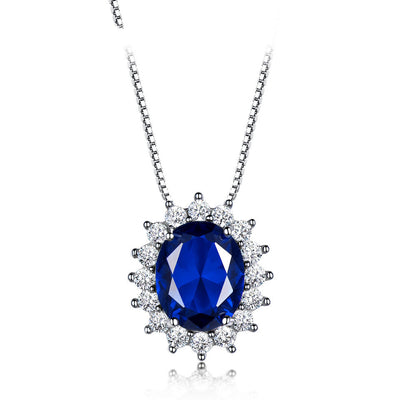 Collar de Plata Esterlina con Rubí Nano - Cadena de Escote Elegante - Image 10