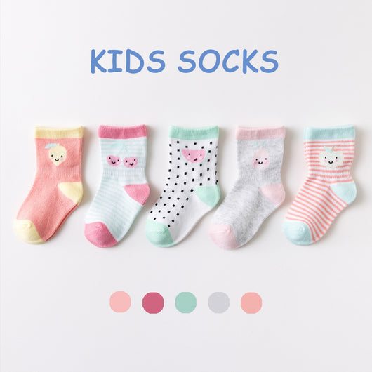 5 Pares de Calcetines Finos para Niños Primavera y Verano - Image 15
