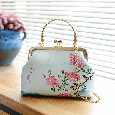 Bolso Bandolera Retro Estilo Cheongsam de Un Hombro - Image 19