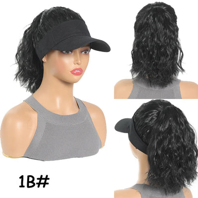 Peluca Ondulada con Capucha y Coleta de Personalidad para Mujer - Image 6