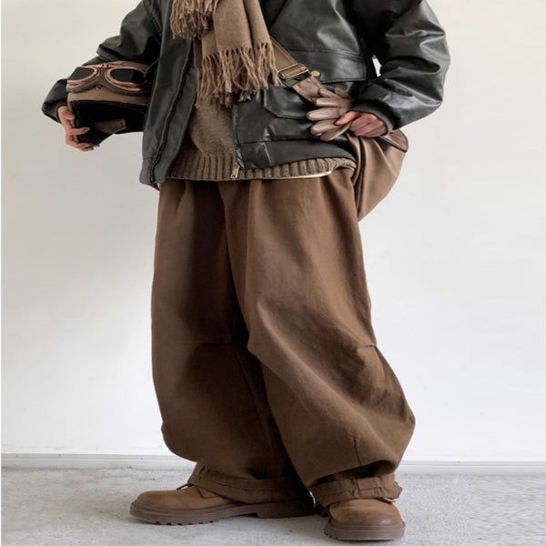 Overol Retro Neutro de Corte Clásico - Pantalón Largo Casual