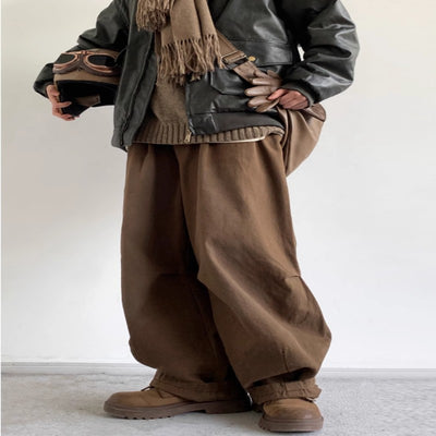 Overol Retro Neutro de Corte Clásico - Pantalón Largo Casual