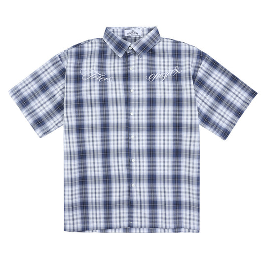 Camisa de Cuadros Manga Corta para Hombre