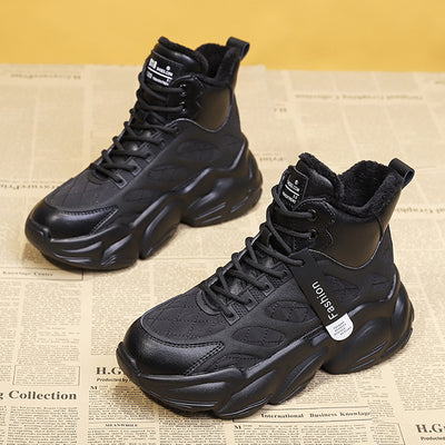 Botines de Terciopelo para Mujer con Caña Interior Elevada - Image 4