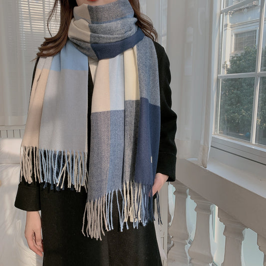 Bufanda Cashmere Cuadros para Mujer - Elegancia y Calidez