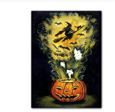 Kit de Pintura Diamante Halloween Cuadrado Completo - Bordado Punto de Cruz Cartoon - Image 12