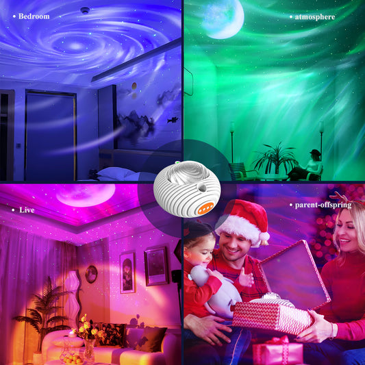 Proyector Aurora Boreal con Luz de Vía Láctea y Ruido Blanco - Image 2