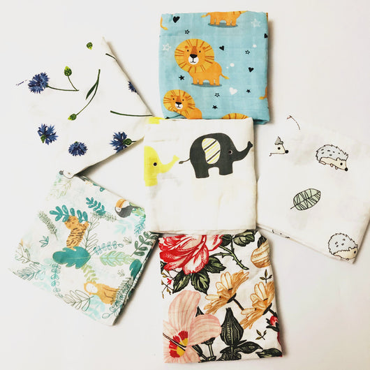 Pañuelo Triangular de Gasa de Bambú y Algodón - Image 8