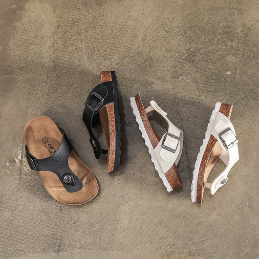Sandalias de Corcho para Niños Primavera Verano - Zapatos Boken Antideslizantes Trendy - Image 4