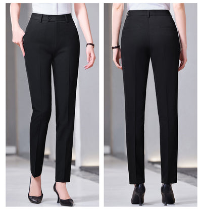 Pantalones Formales de Talle Alto con Drapeado Favorecedora - Image 16