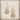 Matte Gold Dangle Filigree Earrings 212m