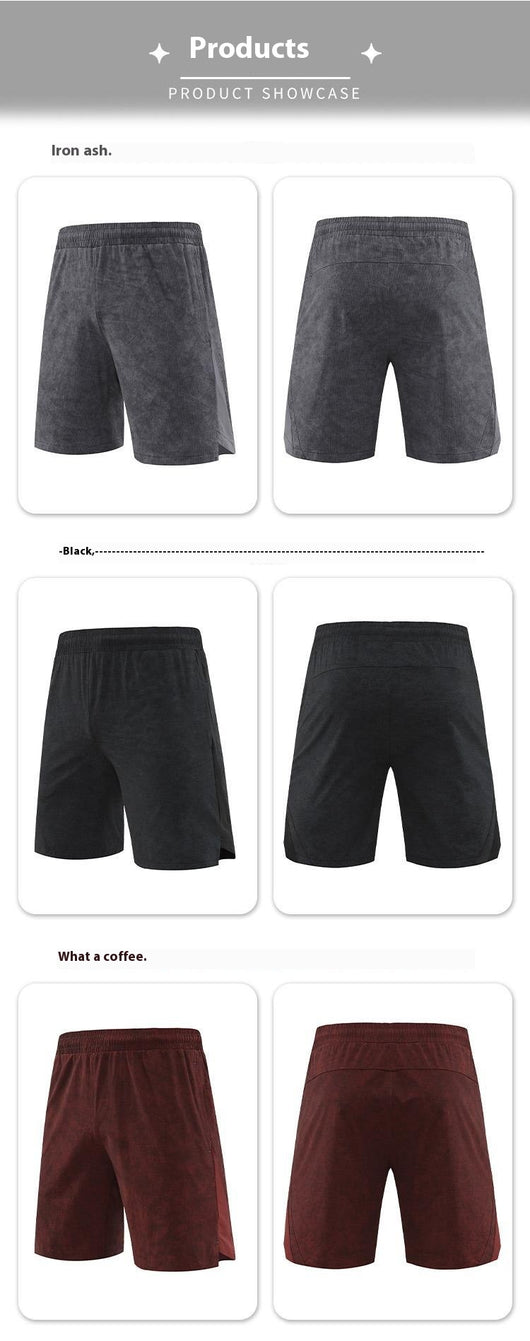 Shorts Deportivos Tie-Dye Ice Silk Transpirables - Pantalones Cortos Running de Secado Rápido - Image 21