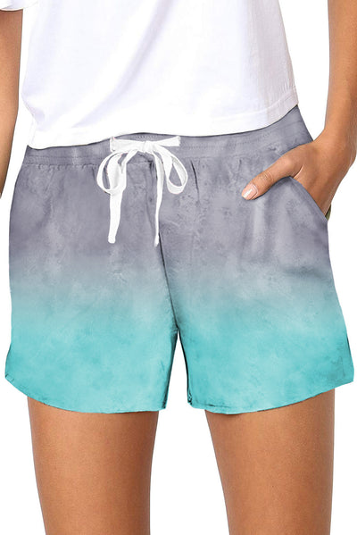 Shorts de Playa Tie Dye Degradado Slim Fit - Casual Verano - Image 8