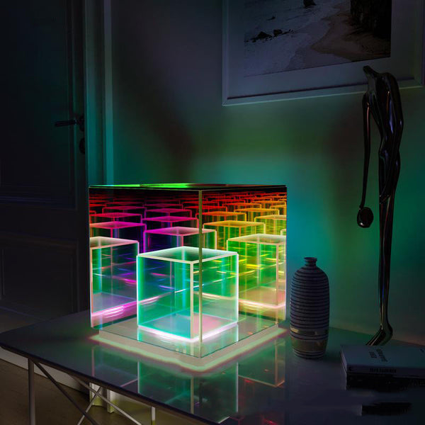 Cubo LED Luminoso Multicolor - Luz de Ambiente Inteligente