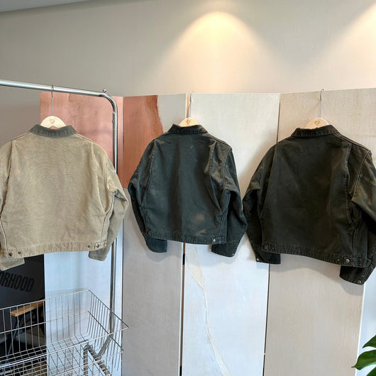 Chaqueta de Cuero con Cierre Tooling Corta y Ancha para Hombre - Image 27