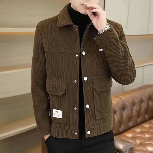 Chaqueta de Pana Casual Elegante para el Trabajo - Image 12