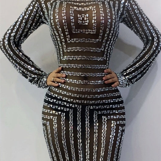 Falda Corta Slim con Cintura Porta Accesorios y Manga Larga de Malla - Image 11