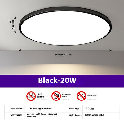 Lámpara de Techo LED Ultrafina Redonda para Sala - Image 6