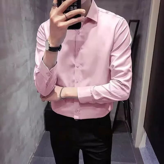 Camisa Business Casual de Manga Larga para Hombre - Image 9