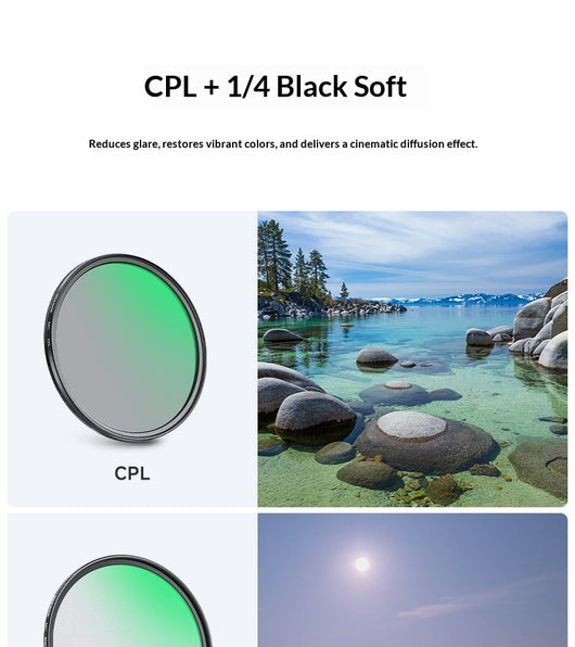 Filtro Polarizador CPL y Lente Soft-focus Profesional - Image 13