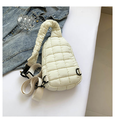 Bolsa Crossbody Acolchada Diamante para Mujer - Diseño Plisado Cloud - Image 30