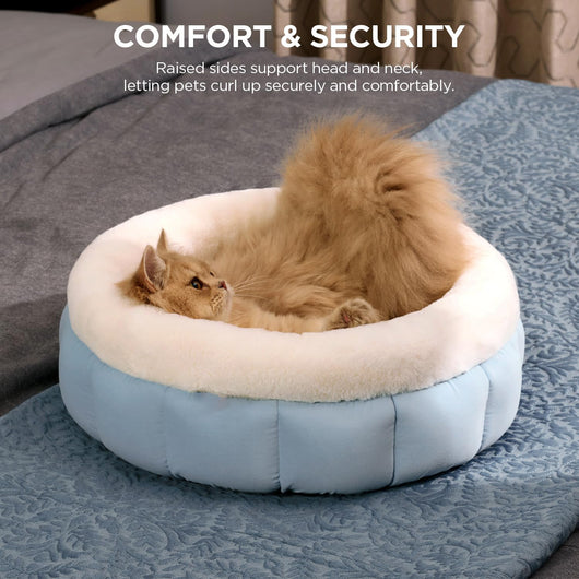 Cama Donut para Perros Pequeños y Gatos - Cómoda Cama Redonda Lavable con Base Antideslizante - Image 13